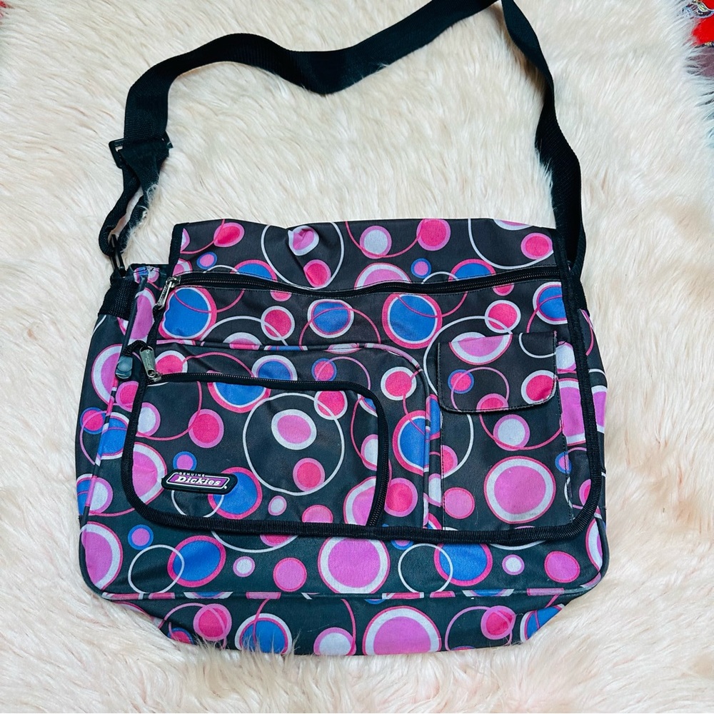 Dickies Crossbody Circles Messenger Laptop Bag